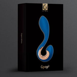 G-VIBE - GPOP 2 VIBRADOR G E P PONTO AZUL ÍNDIGO