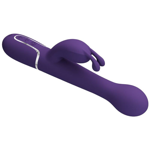 PRETTY LOVE - DEJON VIBRADOR COELHO 3 EM 1 MULTIFUNO ROXO