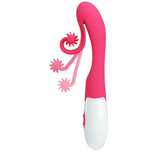 ROMANCE - VIBRADOR E ESTIMULADOR 30 VELOCIDADES COR-DE-ROSA