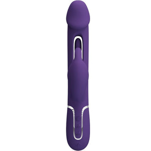 BONITO AMOR - KAMPAS COELHO VIBRADOR MULTIFUNÇÃO 3 EM 1 COM LÍNGUA VIOLETA