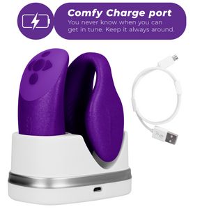 WE-VIBE - VIBRADOR CHORUS PARA CASAIS COM LILAC SQUEEZE CONTROL