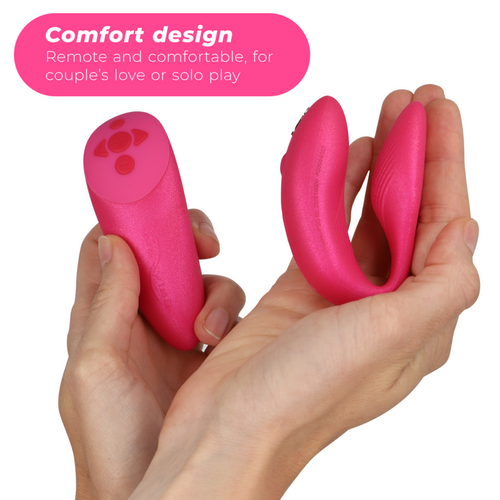 WE-VIBE - VIBRADOR WE VIBE CHORUS PARA CASAIS COM SQUEEZE CONTROL ROSA