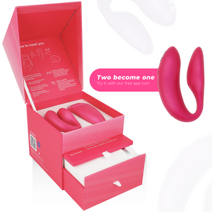 WE-VIBE - VIBRADOR WE VIBE CHORUS PARA CASAIS COM SQUEEZE CONTROL ROSA