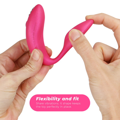 WE-VIBE - VIBRADOR WE VIBE CHORUS PARA CASAIS COM SQUEEZE CONTROL ROSA