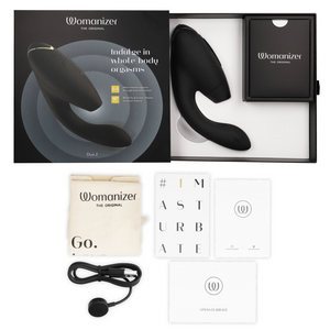 WOMANIZER - DUO 2 ESTIMULADOR PRETO