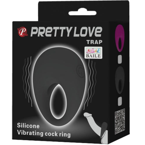 PRETTY LOVE - TRAP ANEL VIBRADOR PRETO