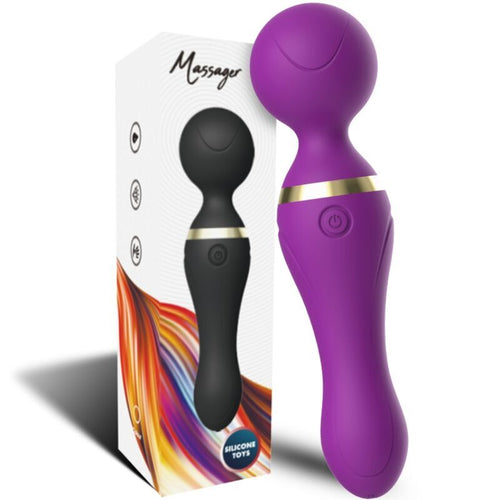 ARMONY - MASSAGER E VIBRADOR FREEZA CABEÇA SUPER FLEXÍVEL ROXO