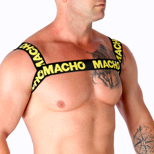 MACHO - ARNÊS DUPLO AMARELO