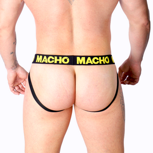 MACHO - MX25A JOCK LYCRA AMARELO S