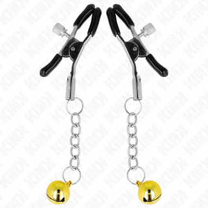 KINK - PINÇAS PINGENTE JINGLE BELL DOURADA 6 CM