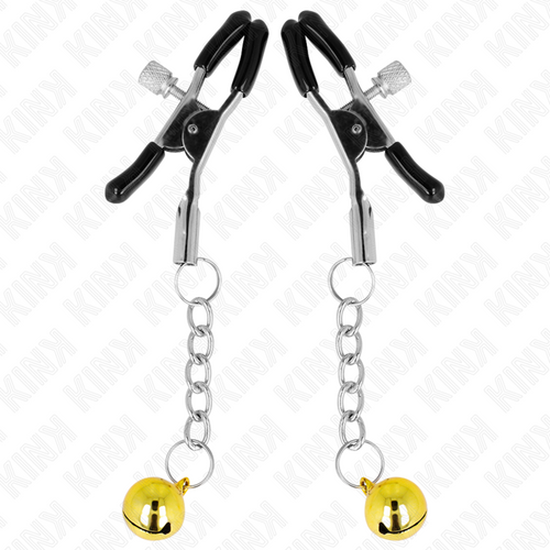 KINK - PINÇAS PINGENTE JINGLE BELL DOURADA 6 CM