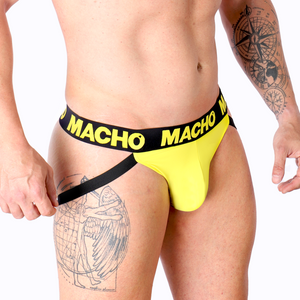 MACHO - MX25A JOCK LYCRA AMARELO S