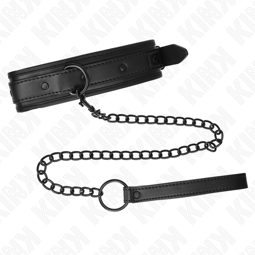 KINK - COLAR DE NEOPRENE BONDAGE MODELO 2 COM CINTO 78 CM AJUSTÁVEL 37,5 X 49,5 CM