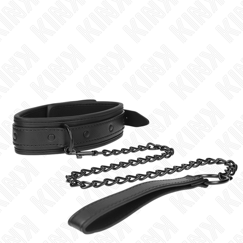 KINK - COLAR DE NEOPRENE BONDAGE MODELO 2 COM CINTO 78 CM AJUSTÁVEL 37,5 X 49,5 CM