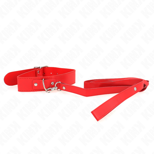 KINK - COLAR COM CINTO 116 CM ALÇA ROJO AJUSTÁVEL 32-50 CM X 8 CM