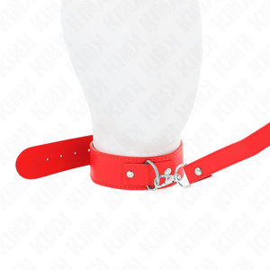 KINK - COLAR COM CINTO 116 CM ALÇA ROJO AJUSTÁVEL 32-50 CM X 8 CM