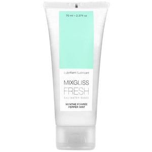 MIXGLISS - LUBRIFICANTE BASE DE GUA EFEITO FRIO SABOR MENTA 70 ML