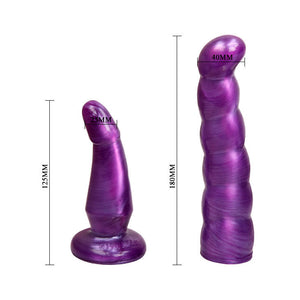 BAILE - ARNÊS ANAL E VAGINAL FÊMEA LILAC GPOINT 17 CM