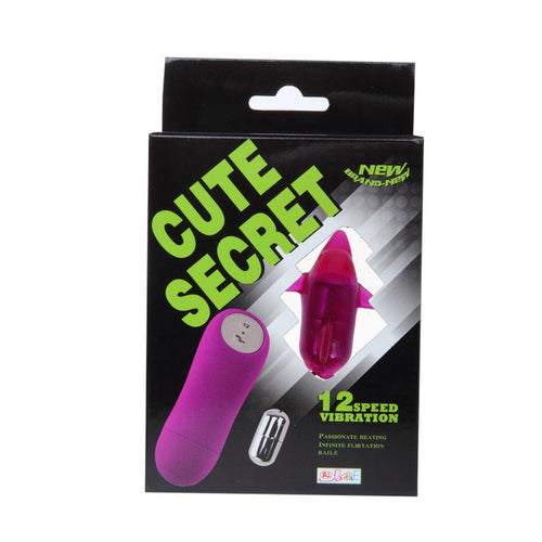 BAILE - VIBRADOR ESTIMULADOR DE BORBOLETA SECRETO PRETTY LOVE 12V