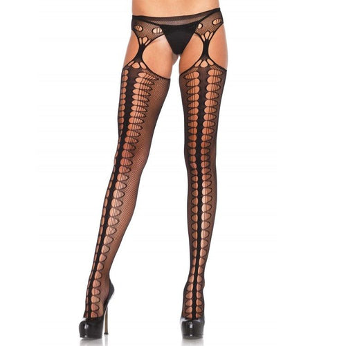 LEG AVENUE - COM GARTER EXCLUSIVE PRETO