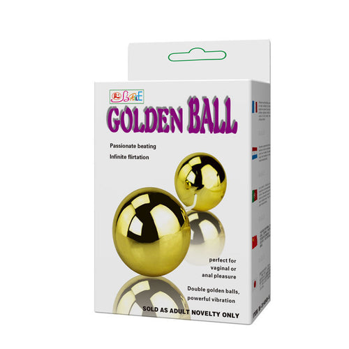 BAILE - VIBRADOR DE BOLAS CHINESAS GOLDEN