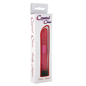 SEVEN CREATIONS - VIBRADOR CRISTAL TRANSPARENTE SENHORA ROSA