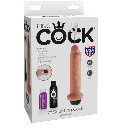 KING COCK - 17.8 CM DILDO GOZANDO