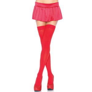 LEG AVENUE - MEIAS NYLON VERMELHO