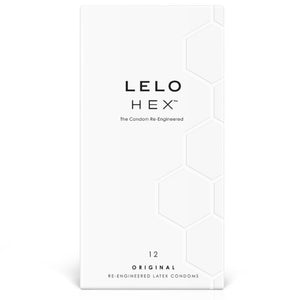 LELO - CAIXA DE PRESERVATIVO HEX 12 UNIDADES