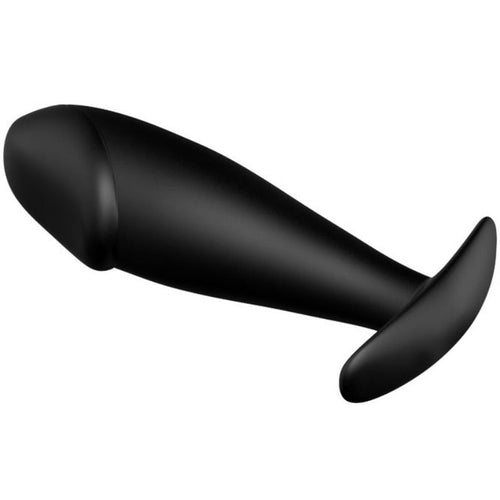 PRETTY LOVE - PLUG ANAL FORMA DE PÊNIS DE SILICONE PRETO