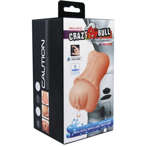 CRAZY BULL - MASTURBADOR DE VAGINA PELE DE GUA COM BALA VIBRANTE 2