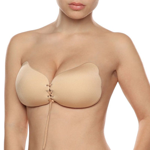 BYE-BRA - LACE-IT APRIMORAMENTO PUSH-UP BEIGE COPO A