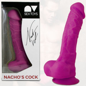 NACHO VIDAL - REPLICA DO PÊNIS NACHO VIDAL 24CM ROSA