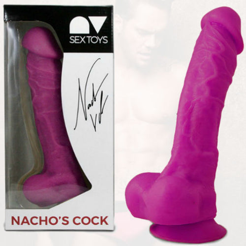 NACHO VIDAL - REPLICA DO PÊNIS NACHO VIDAL 24CM ROSA