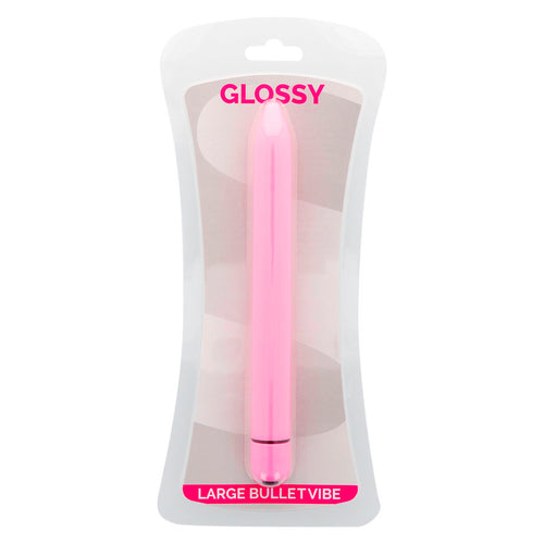 GLOSSY SLIM - VIBRADOR ROSA