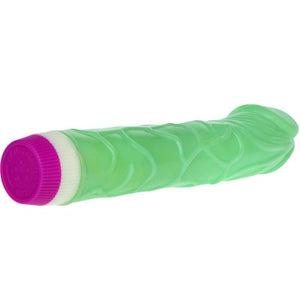 BAILE - VIBRADOR WAVES OF PLEASURE 23 CM VERDE