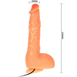 BAILE - DILDO DE VIBRAO DE PÊNIS COM SENSAO REALÍSTICA DE VIBRAO