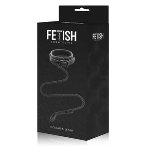 FETISH SUBMISSIVE - COLAR DE CORRENTE COM FORRO DE NOPRENE