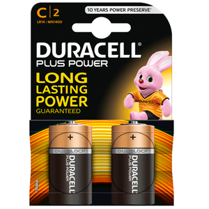 DURACELL - BATERIA PLUS POWER C LR14 2 UNIDADES