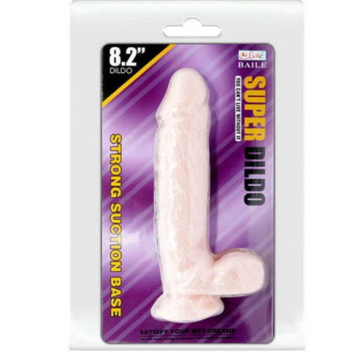 BAILE - DILDO NATURAL SUPER REALISTA 21.5 CM