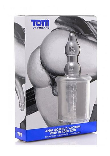 TOM OF FINLAND - ANAL ROSEBUD VÁCUO COM BORDO TRANSPARENTE