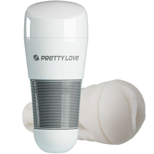 PRETTY LOVE - MASTURBADOR DE VAGINA KITTY WHITE