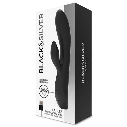 BLACK&SILVER - VIBRADOR KAULTZ TOUCH CONTROL