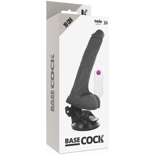 BASECOCK - VIBRADOR DE CONTROLE REMOTO NATURAL REALISTA 19 CM -O- 4 CM