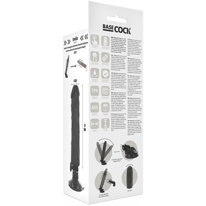 BASECOCK - VIBRADOR REALÍSTICO CONTROLE REMOTO NATURAL 21 CM -O- 4 CM