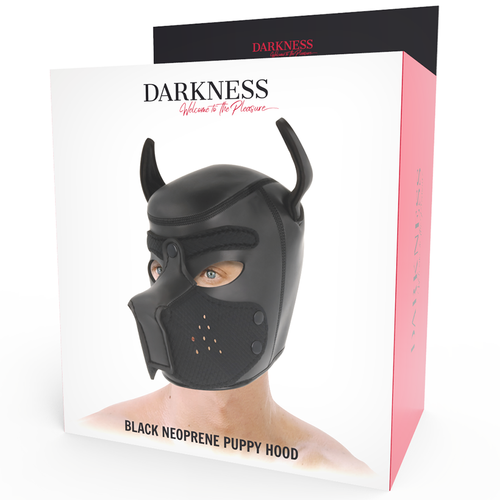 DARKNESS - MSCARA DE NEOPRENE PARA CES COM FOCINHO REMOVÍVEL L