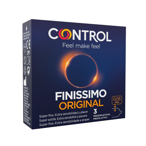 CONTROL - PRESERVATIVOS FINISSIMO 3 UNIDADES