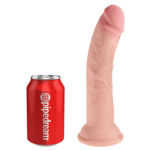 KING COCK - DILDO TRIPLA DENSIDADE 21.6 CM