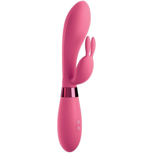 OMG - SELFIE SILICONE VIBRATOR COELHO ROSA