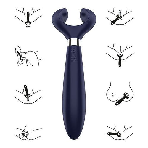 SATISFYER - ENDLESS FUN MULTI VIBRADOR 3 AZUL